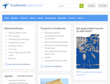 Tablet Screenshot of eindhovenonderneemt.nl